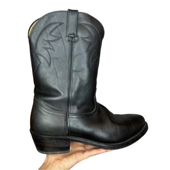 DURANGO Oil Resistant Black Leather Western Boots. Size 10.5 - Picture 5 of 10